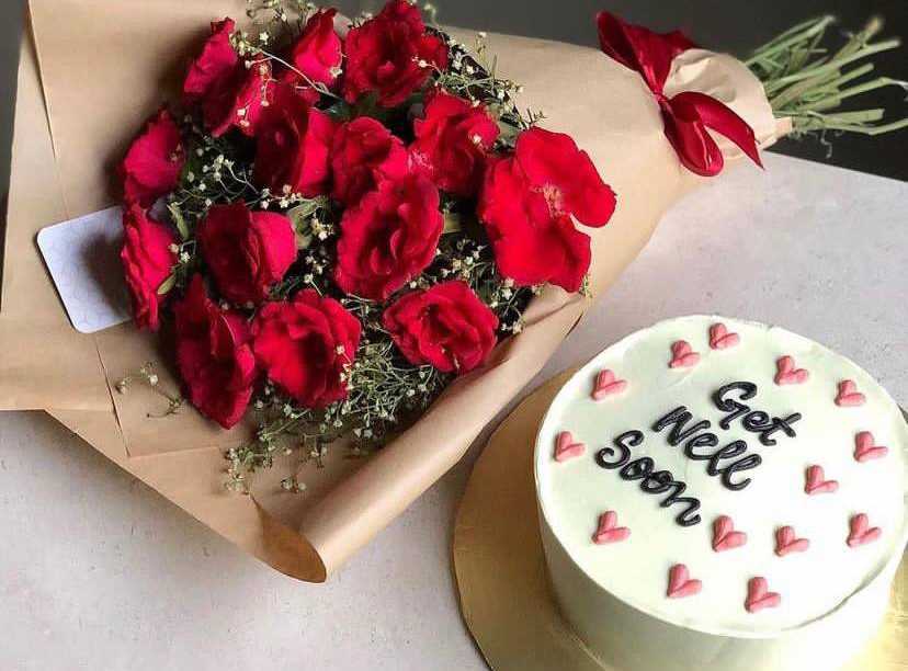 roses + cake